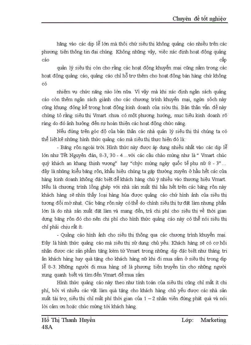 image for page Các giải pháp nâng cao hiệu quả quảng cáo và trưng bày hàng hóa ở siêu thị Vmart