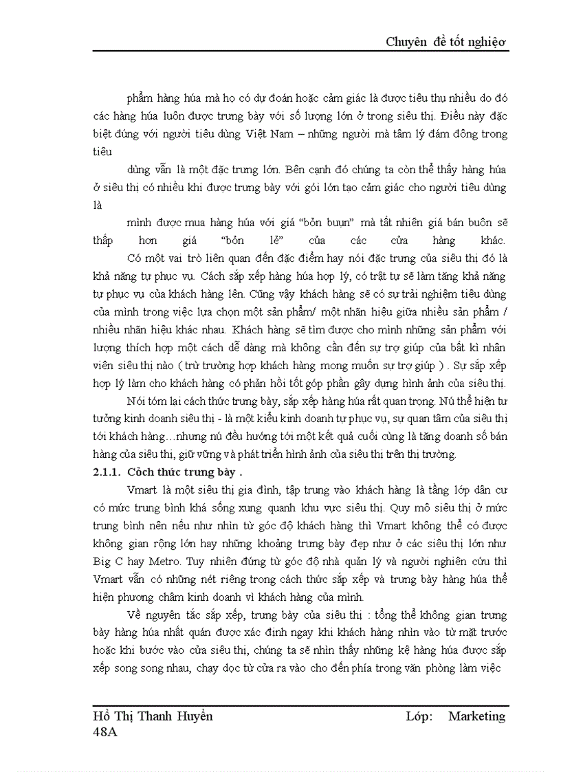image for page Các giải pháp nâng cao hiệu quả quảng cáo và trưng bày hàng hóa ở siêu thị Vmart