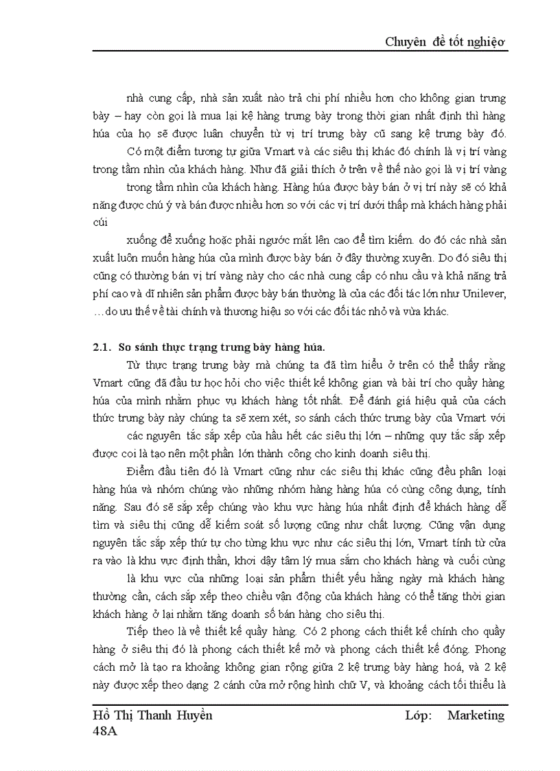 image for page Các giải pháp nâng cao hiệu quả quảng cáo và trưng bày hàng hóa ở siêu thị Vmart
