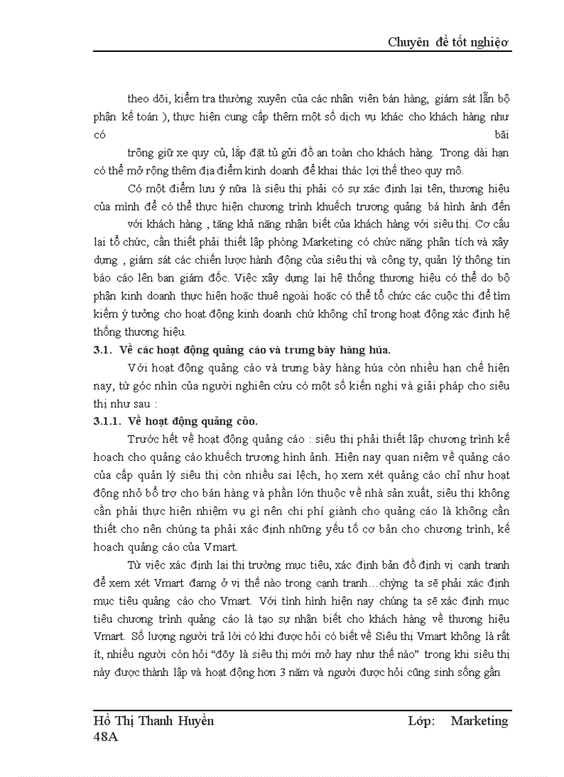 image for page Các giải pháp nâng cao hiệu quả quảng cáo và trưng bày hàng hóa ở siêu thị Vmart