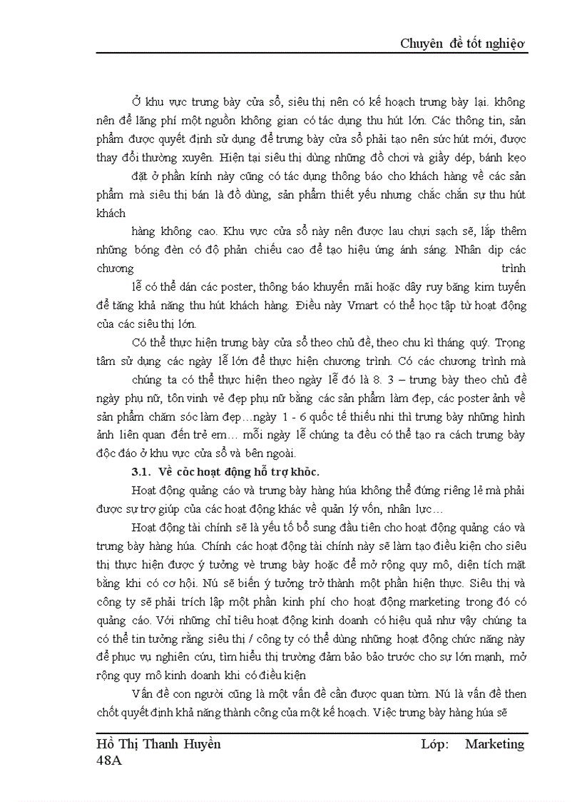 image for page Các giải pháp nâng cao hiệu quả quảng cáo và trưng bày hàng hóa ở siêu thị Vmart