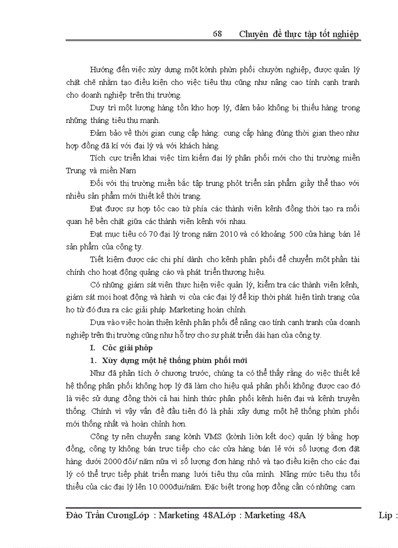 image for page Hoàn thiện kênh phân phối của công ty TNHH nhà nước một thành viên giầy Thượng Đình