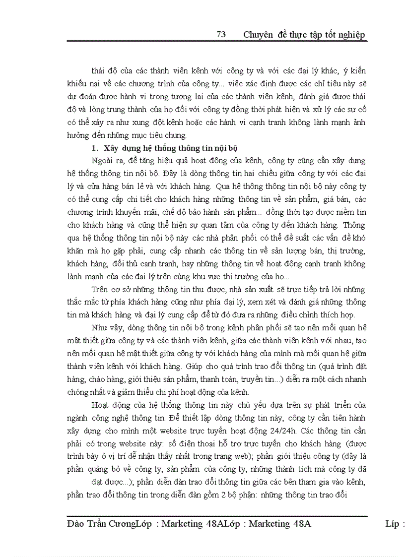 image for page Hoàn thiện kênh phân phối của công ty TNHH nhà nước một thành viên giầy Thượng Đình