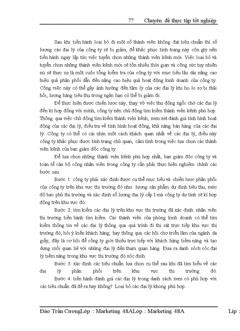 image for page Hoàn thiện kênh phân phối của công ty TNHH nhà nước một thành viên giầy Thượng Đình