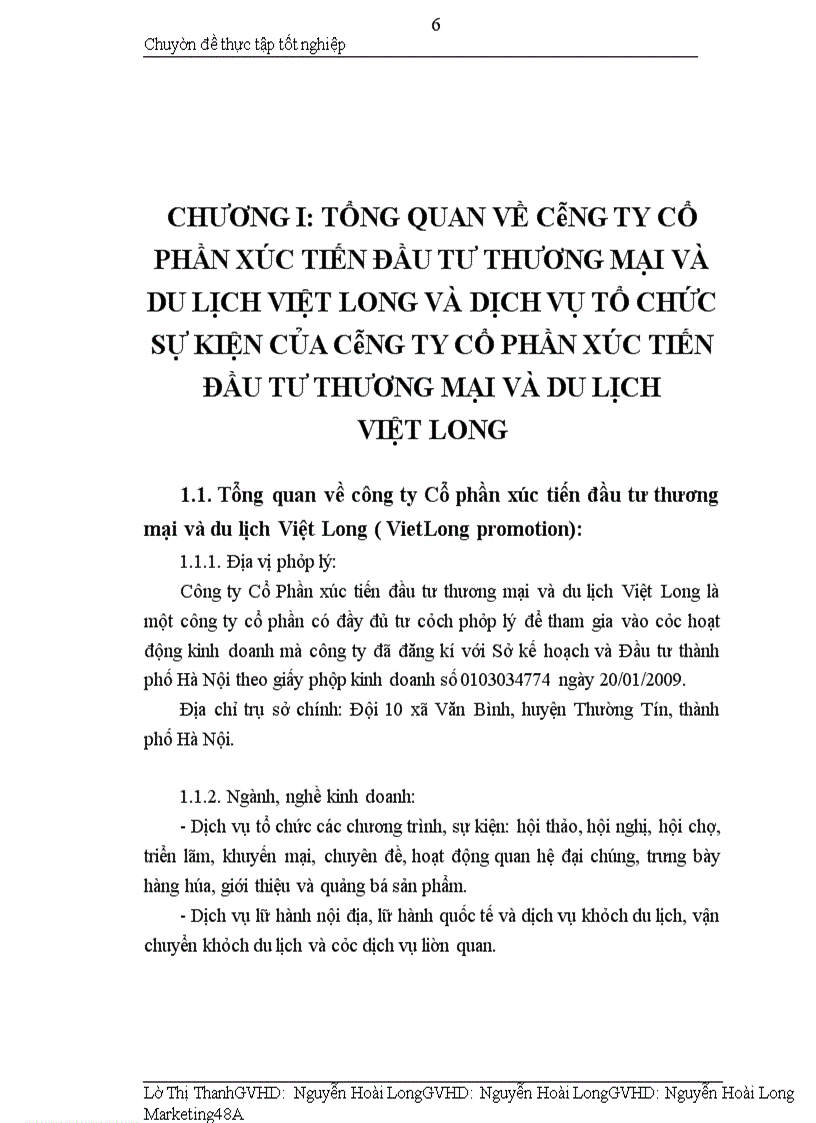 image for page Hoàn thiện quy trình dịch vụ tổ chức sự kiện của công ty cổ phần xúc tiến đầu tư thương mại và du lịch việt long