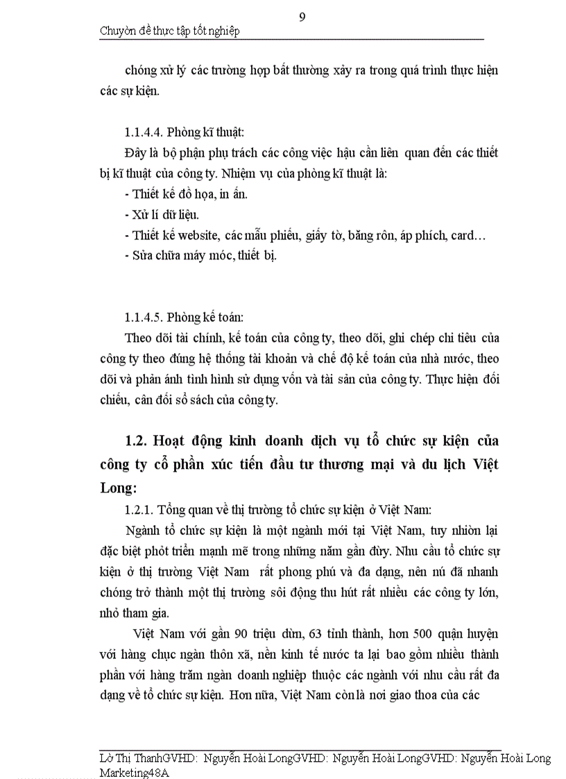image for page Hoàn thiện quy trình dịch vụ tổ chức sự kiện của công ty cổ phần xúc tiến đầu tư thương mại và du lịch việt long