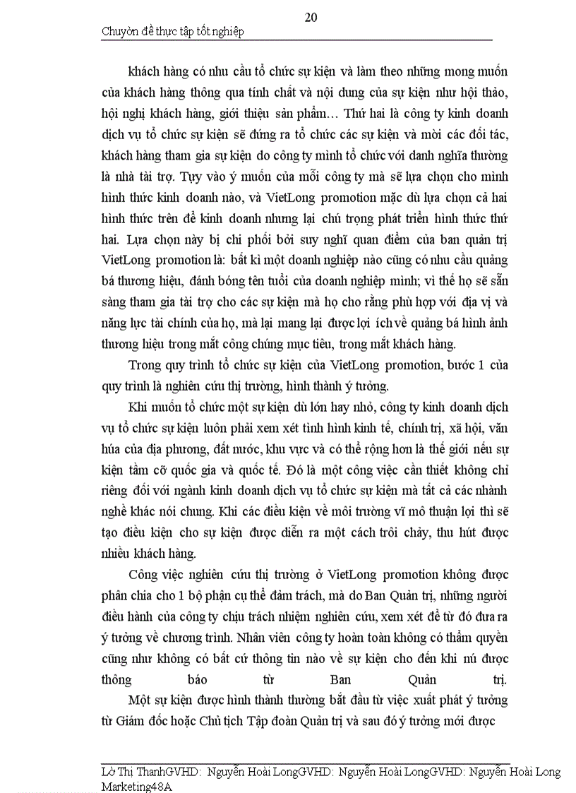 image for page Hoàn thiện quy trình dịch vụ tổ chức sự kiện của công ty cổ phần xúc tiến đầu tư thương mại và du lịch việt long