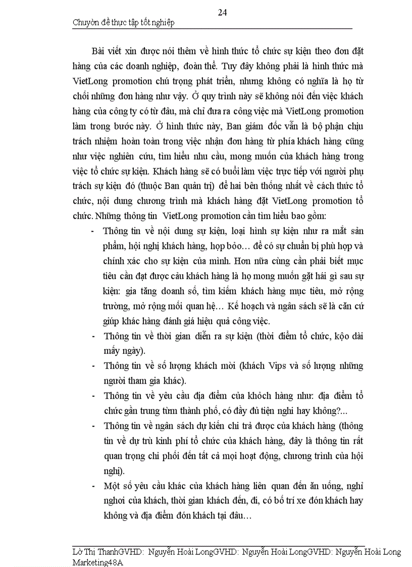 image for page Hoàn thiện quy trình dịch vụ tổ chức sự kiện của công ty cổ phần xúc tiến đầu tư thương mại và du lịch việt long
