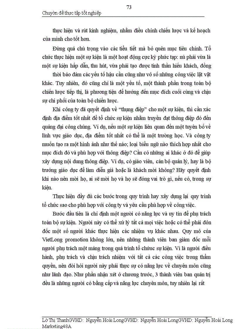image for page Hoàn thiện quy trình dịch vụ tổ chức sự kiện của công ty cổ phần xúc tiến đầu tư thương mại và du lịch việt long