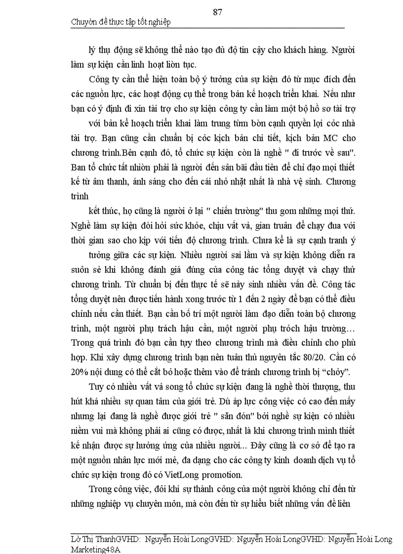 image for page Hoàn thiện quy trình dịch vụ tổ chức sự kiện của công ty cổ phần xúc tiến đầu tư thương mại và du lịch việt long