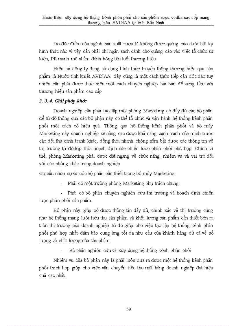 image for page Hoàn thiện xây dựng hệ thống kênh phân phối cho sản phẩm rượu vodka cao cấp mang thương hiệu avinaa tại tỉnh bắc ninh