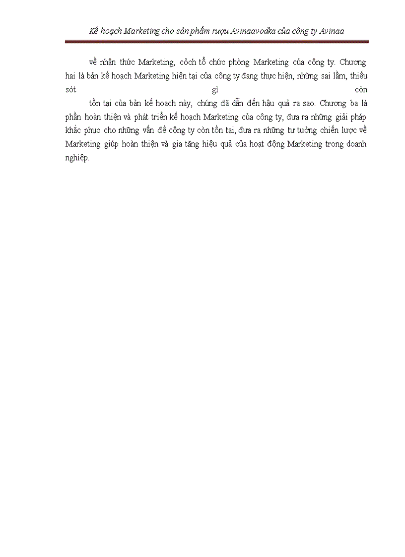 image for page Kế hoạch marketing cho sản phẩm rượu avinaaavodka của công ty avinaa hà nội – 05