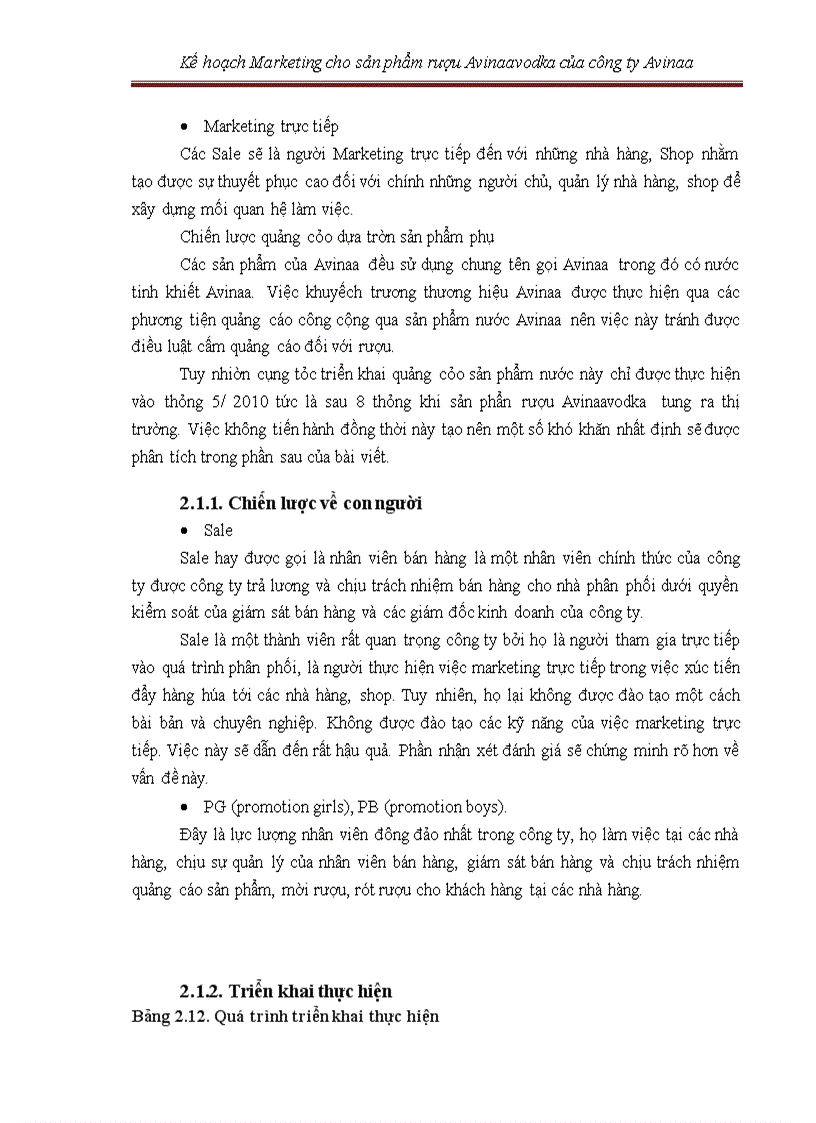 image for page Kế hoạch marketing cho sản phẩm rượu avinaaavodka của công ty avinaa hà nội – 05