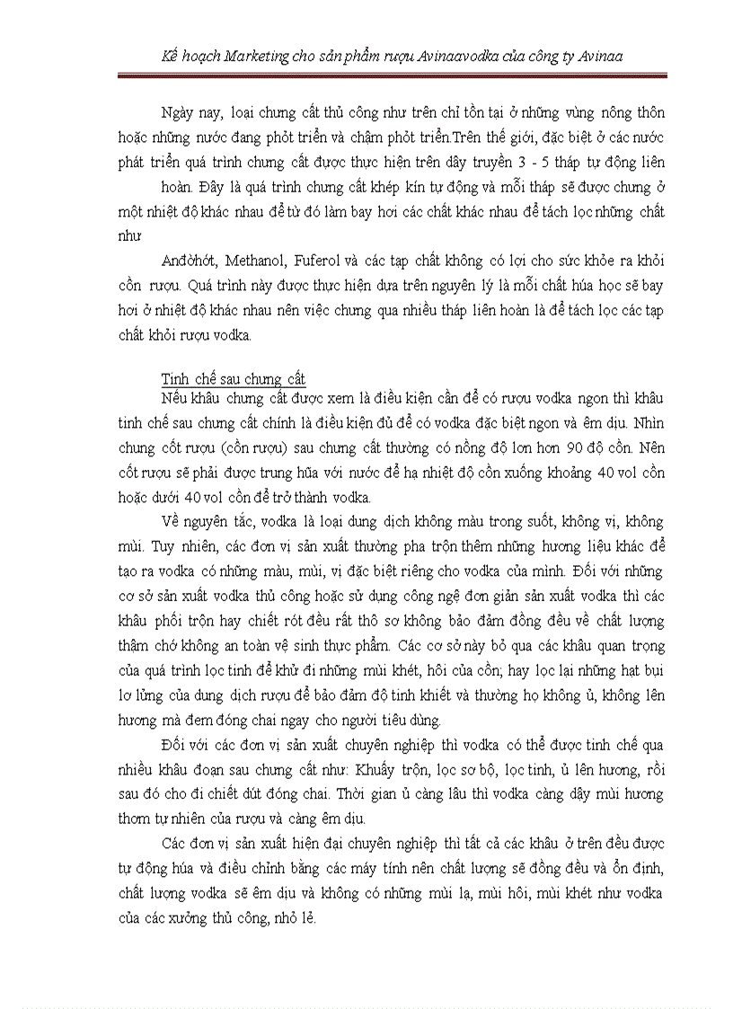 image for page Kế hoạch marketing cho sản phẩm rượu avinaaavodka của công ty avinaa hà nội – 05