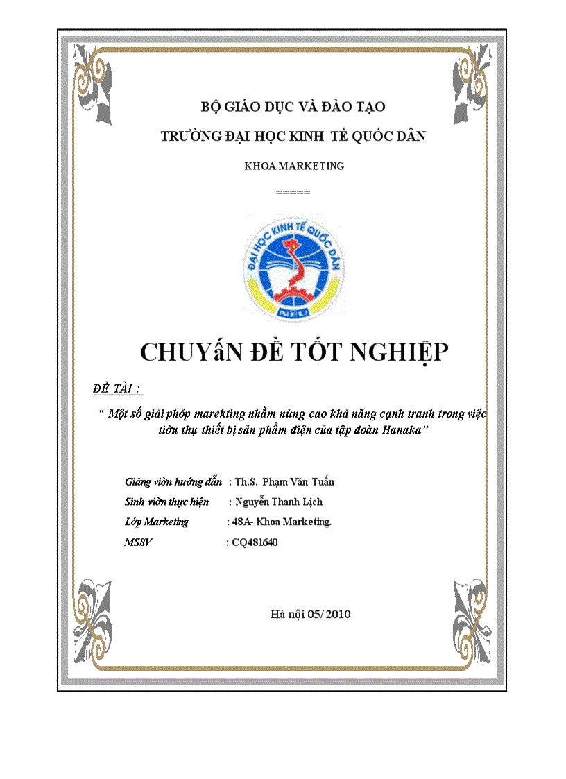 image for page Một số giải pháp marekting nhằm nâng cao khả năng cạnh tranh trong việc tiêu thụ thiết bị sản phẩm điện của tập đoàn Hanaka