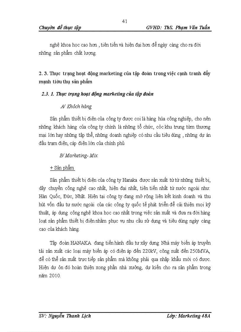 image for page Một số giải pháp marekting nhằm nâng cao khả năng cạnh tranh trong việc tiêu thụ thiết bị sản phẩm điện của tập đoàn Hanaka