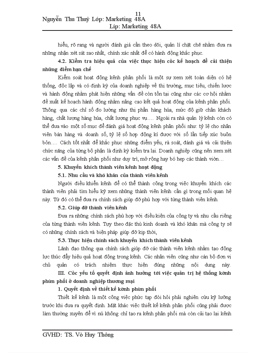 image for page Quản trị kênh phân phối tại trung tâm Bitis miền Bắc
