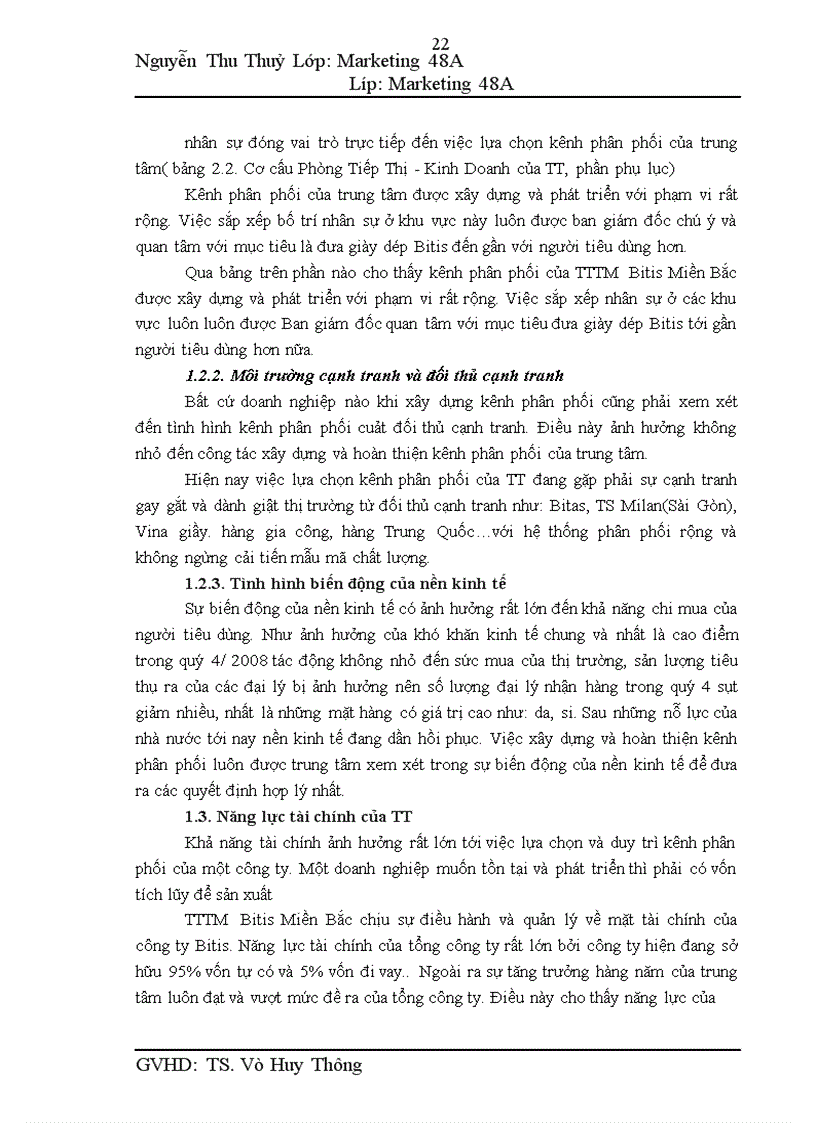 image for page Quản trị kênh phân phối tại trung tâm Bitis miền Bắc