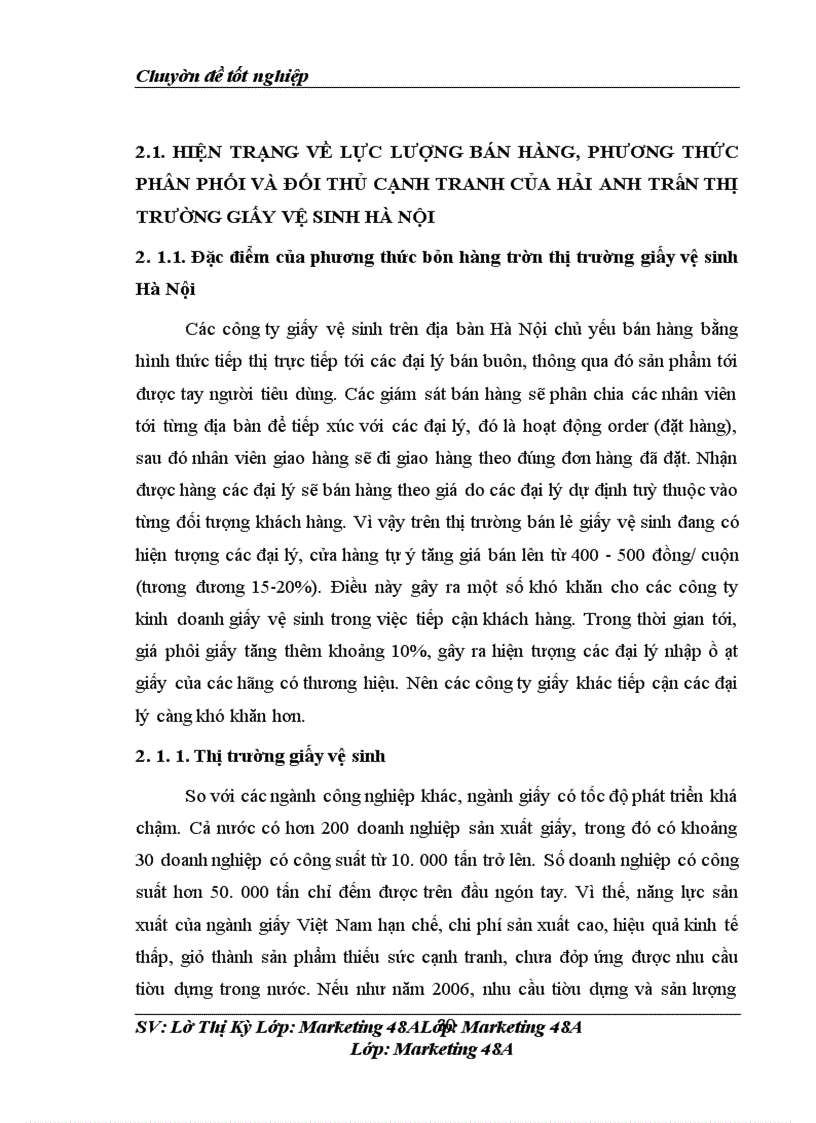 image for page Phân tích tình hình hiện tại về sản xuất kinh doanh của công ty TNHH Quốc tế Hải Anh.