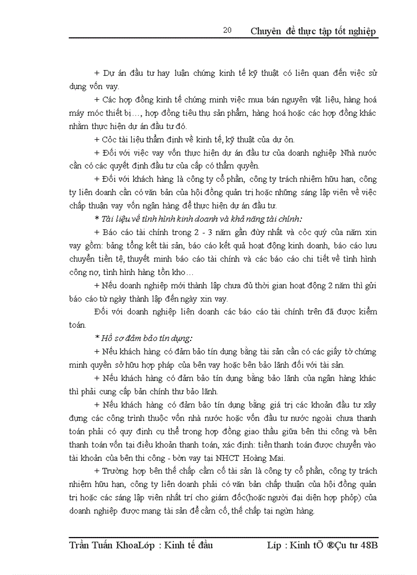 image for page Nâng cao chất lượng thẩm định tài chính dự án tại Ngân hàng Công thương Hoàng Mai