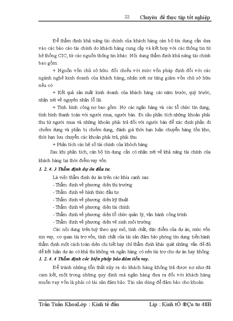 image for page Nâng cao chất lượng thẩm định tài chính dự án tại Ngân hàng Công thương Hoàng Mai