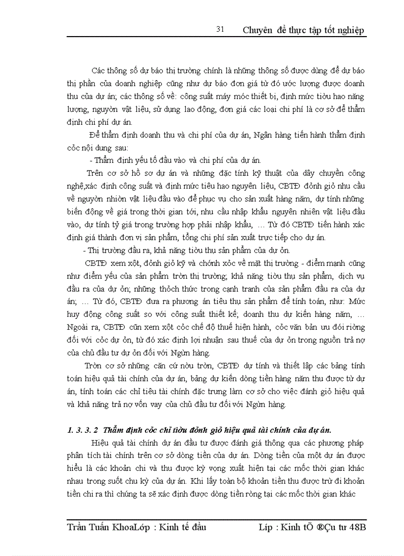 image for page Nâng cao chất lượng thẩm định tài chính dự án tại Ngân hàng Công thương Hoàng Mai