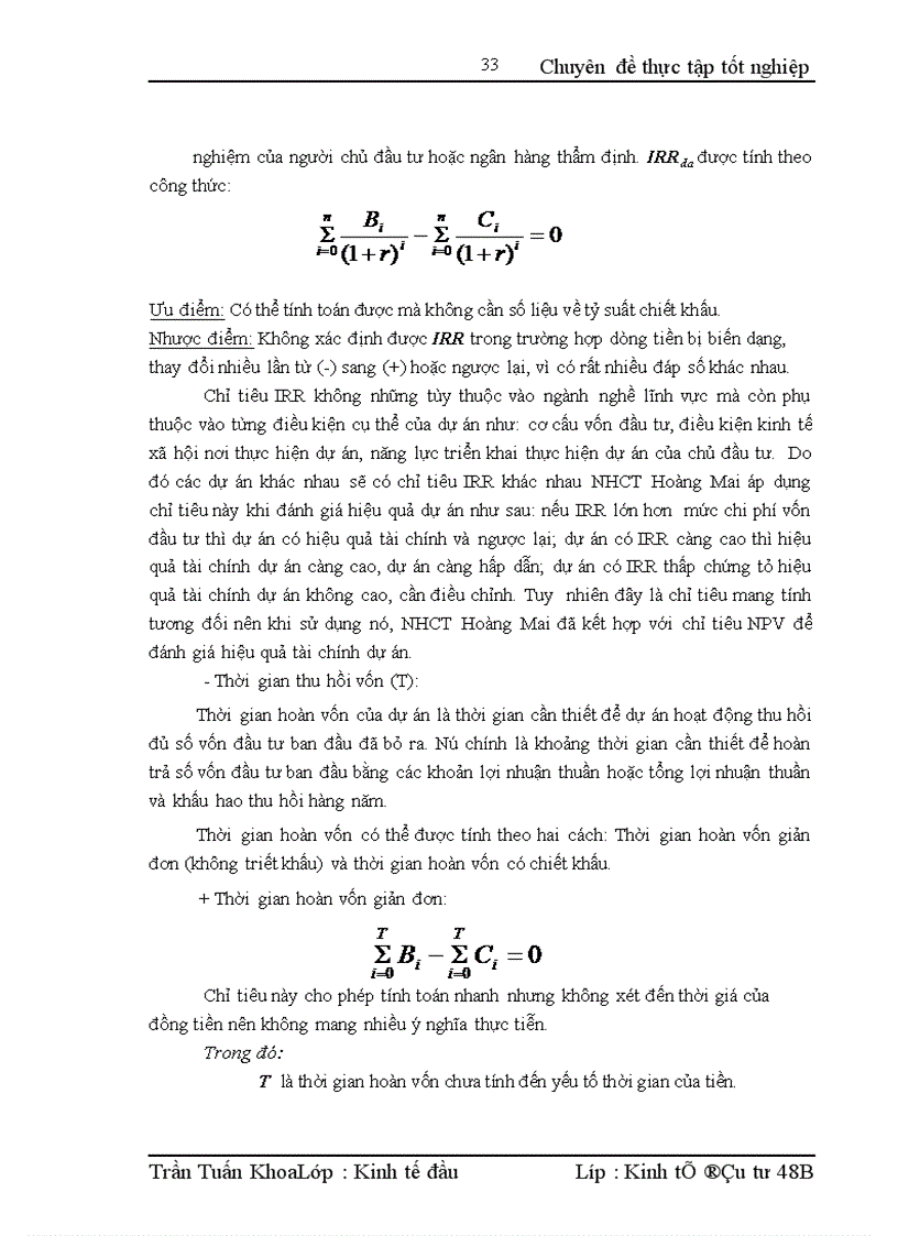 image for page Nâng cao chất lượng thẩm định tài chính dự án tại Ngân hàng Công thương Hoàng Mai