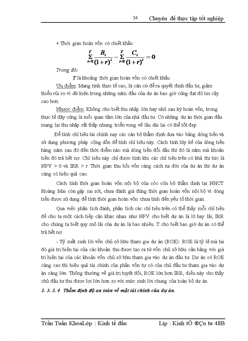 image for page Nâng cao chất lượng thẩm định tài chính dự án tại Ngân hàng Công thương Hoàng Mai
