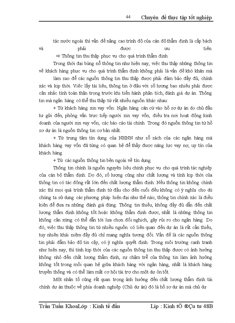 image for page Nâng cao chất lượng thẩm định tài chính dự án tại Ngân hàng Công thương Hoàng Mai