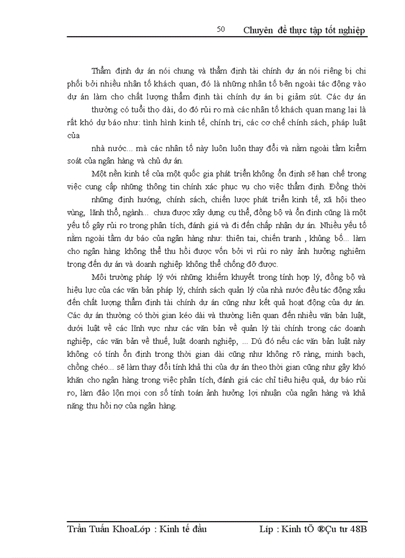 image for page Nâng cao chất lượng thẩm định tài chính dự án tại Ngân hàng Công thương Hoàng Mai