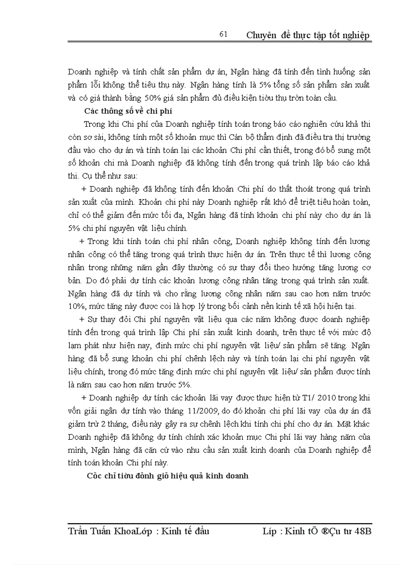 image for page Nâng cao chất lượng thẩm định tài chính dự án tại Ngân hàng Công thương Hoàng Mai