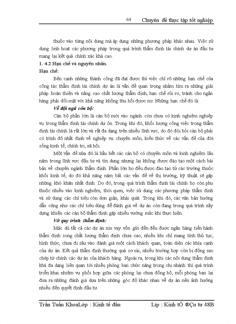 image for page Nâng cao chất lượng thẩm định tài chính dự án tại Ngân hàng Công thương Hoàng Mai