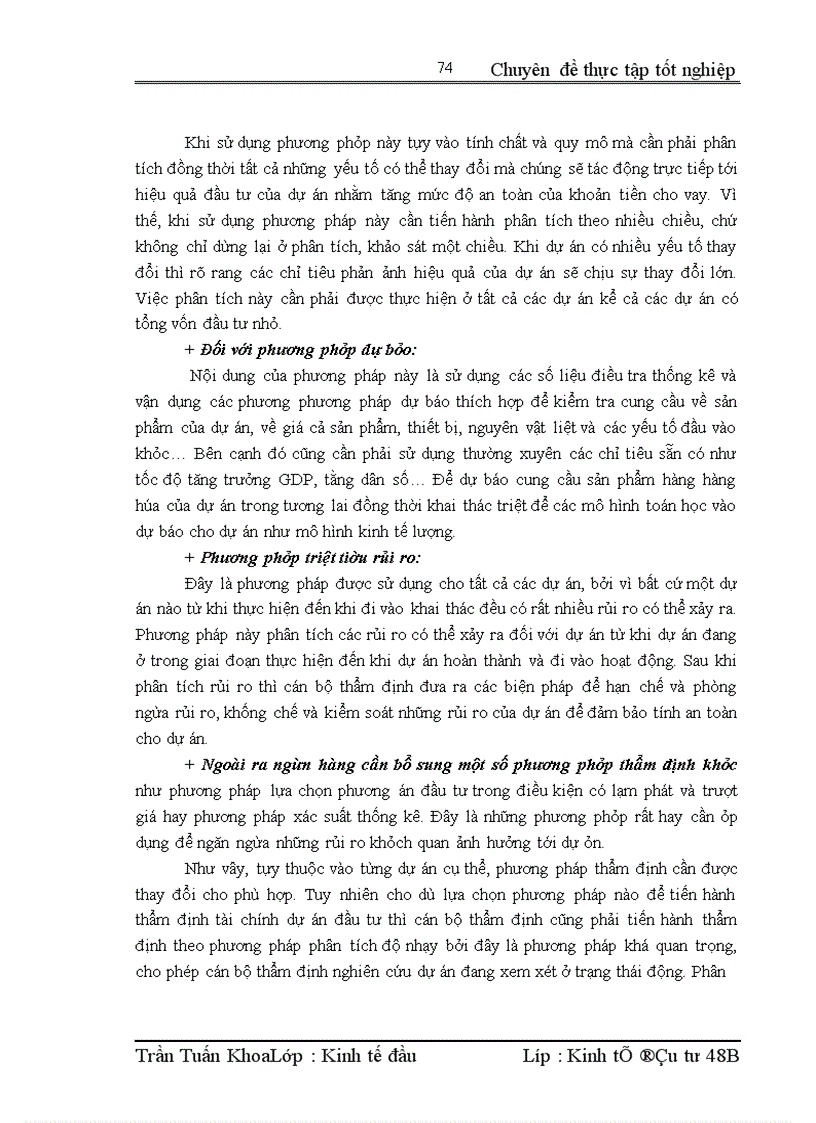 image for page Nâng cao chất lượng thẩm định tài chính dự án tại Ngân hàng Công thương Hoàng Mai