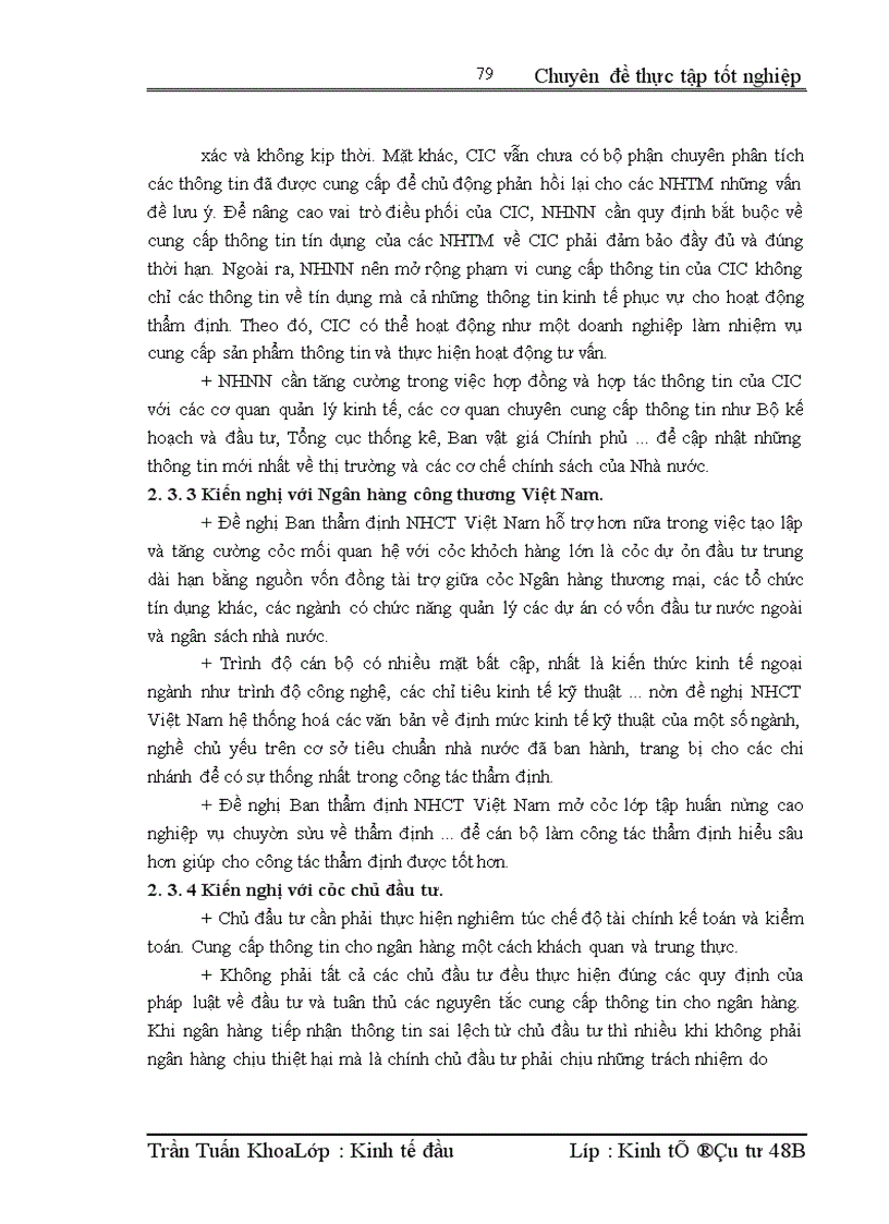 image for page Nâng cao chất lượng thẩm định tài chính dự án tại Ngân hàng Công thương Hoàng Mai