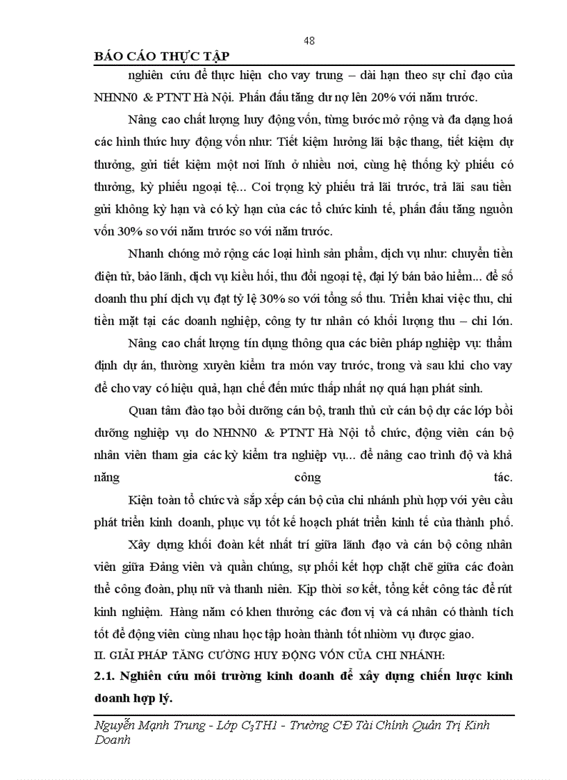 image for page Giải pháp tăng cường công tác huy động vốn tại chi nhánh NHNo &PTNT Nam Hà Nội