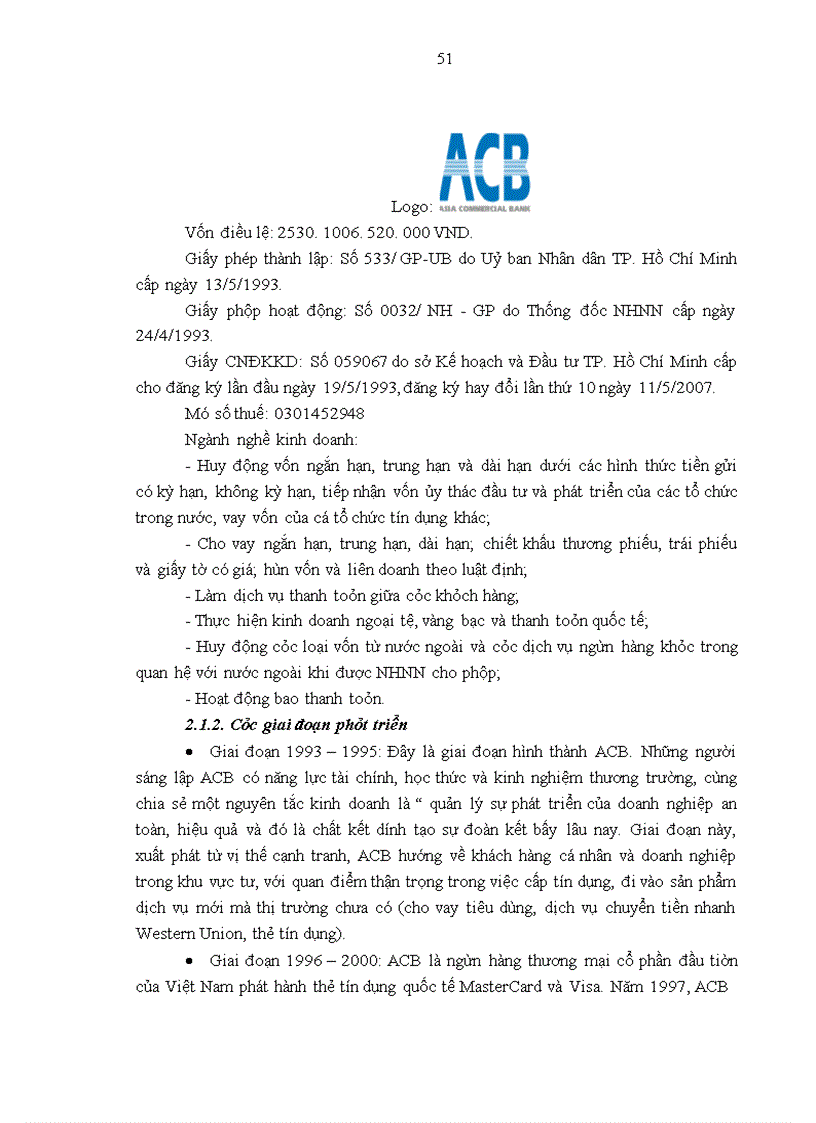 image for page Thực trạng và các giải pháp marketing nhằm phát triển khách hàng cá nhân của ngân hàng Á Châu (ACB)