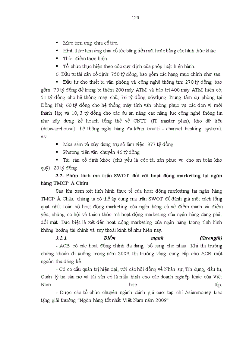 image for page Thực trạng và các giải pháp marketing nhằm phát triển khách hàng cá nhân của ngân hàng Á Châu (ACB)