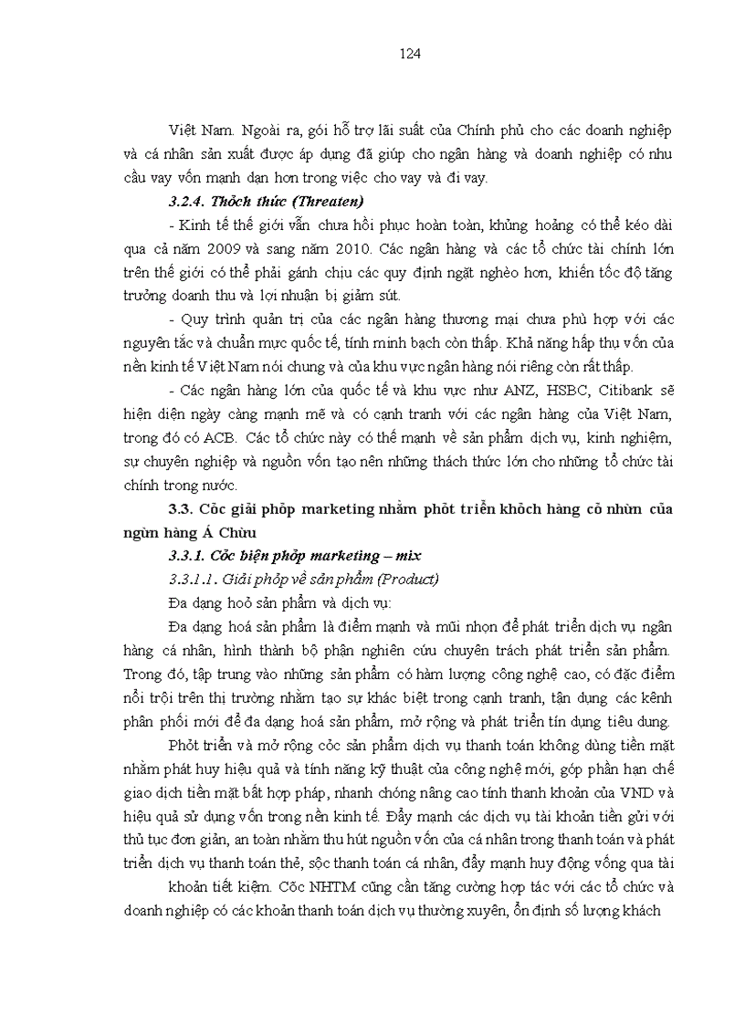 image for page Thực trạng và các giải pháp marketing nhằm phát triển khách hàng cá nhân của ngân hàng Á Châu (ACB)