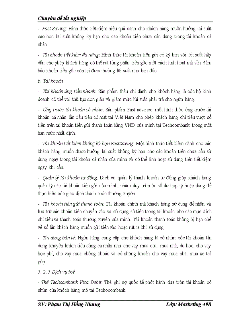 image for page Chất lượng dịch vụ khách hàng tại Phòng giao dịch của chi nhánh Techcombank số 15- Đào Duy Từ- Hoàn Kiếm-Hà Nội