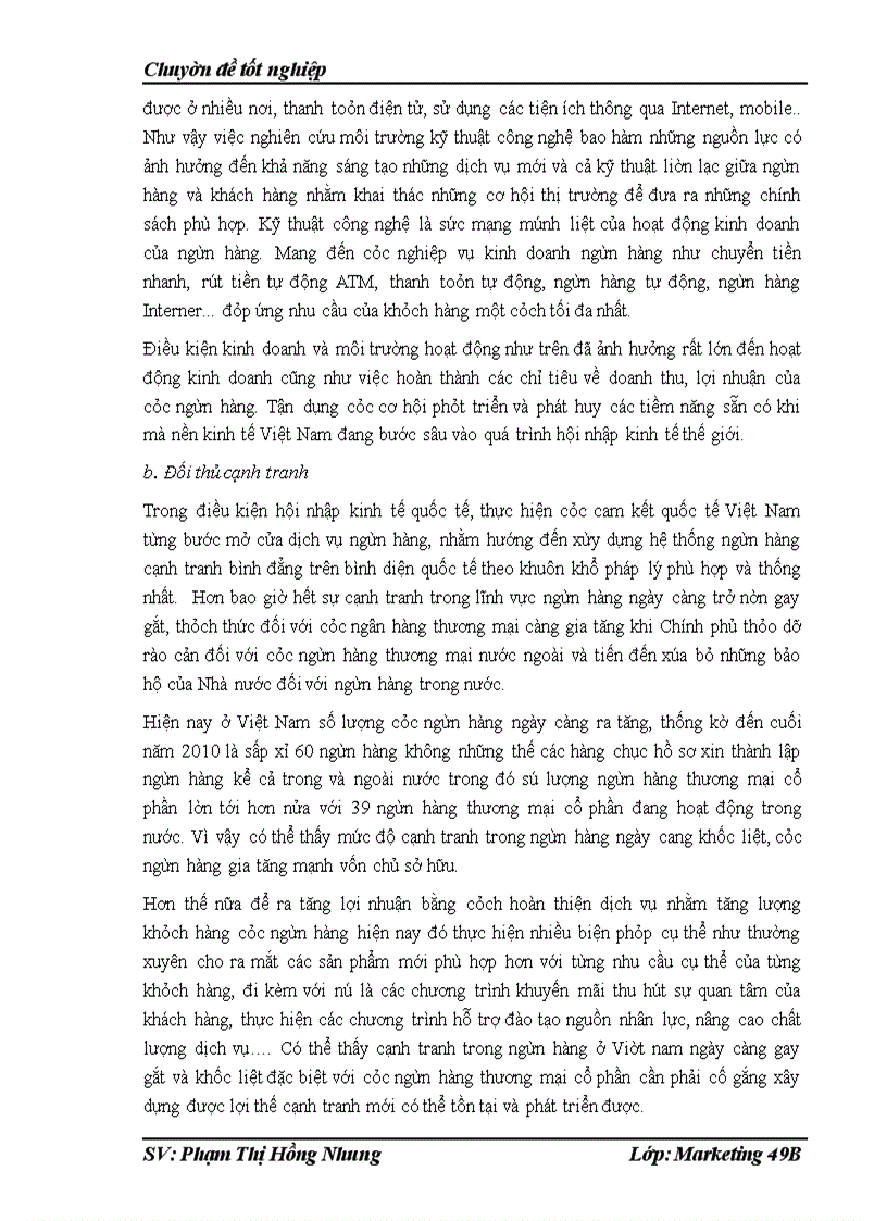 image for page Chất lượng dịch vụ khách hàng tại Phòng giao dịch của chi nhánh Techcombank số 15- Đào Duy Từ- Hoàn Kiếm-Hà Nội