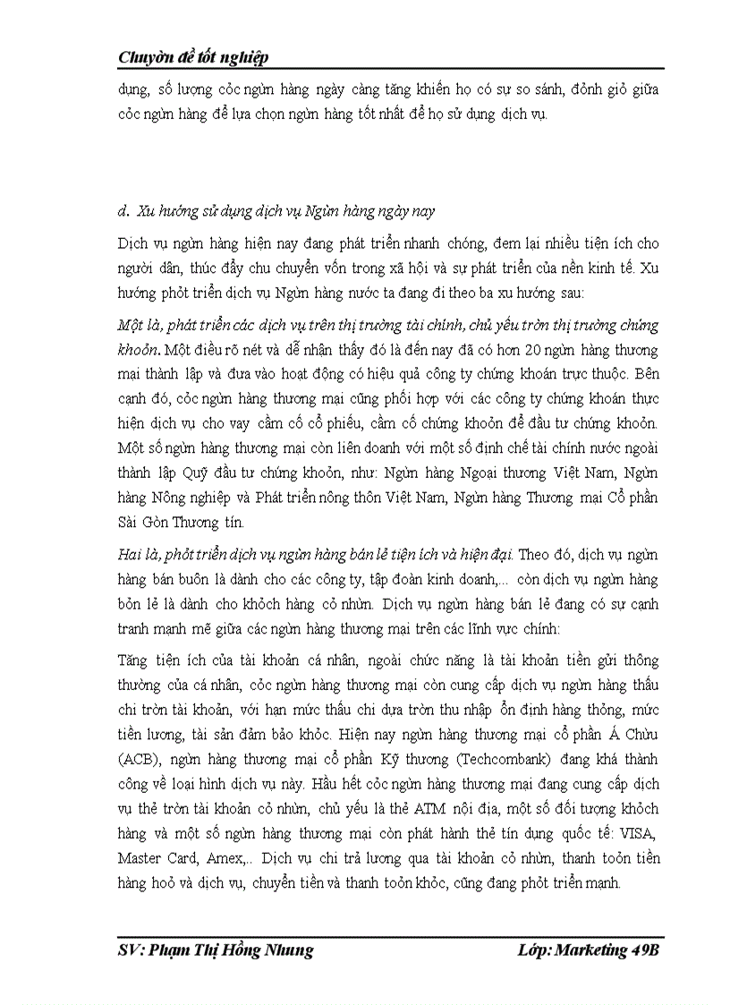 image for page Chất lượng dịch vụ khách hàng tại Phòng giao dịch của chi nhánh Techcombank số 15- Đào Duy Từ- Hoàn Kiếm-Hà Nội