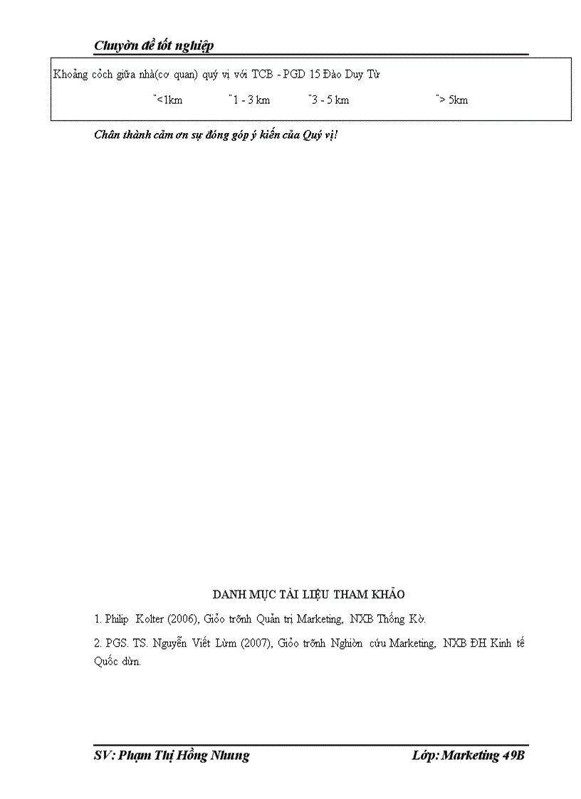 image for page Chất lượng dịch vụ khách hàng tại Phòng giao dịch của chi nhánh Techcombank số 15- Đào Duy Từ- Hoàn Kiếm-Hà Nội