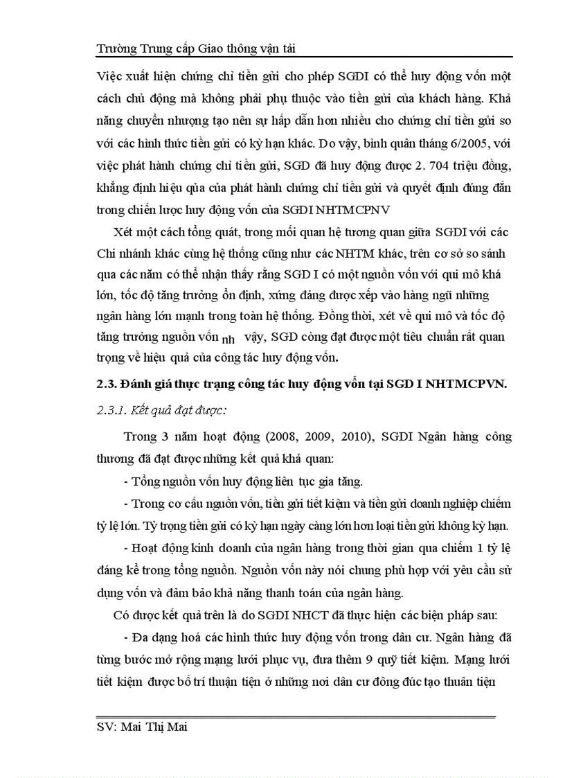 image for page Công tác huy động vốn tại Sở giao dịch I Ngân hàng thương mại Nam Việt thực trạng và giải pháp