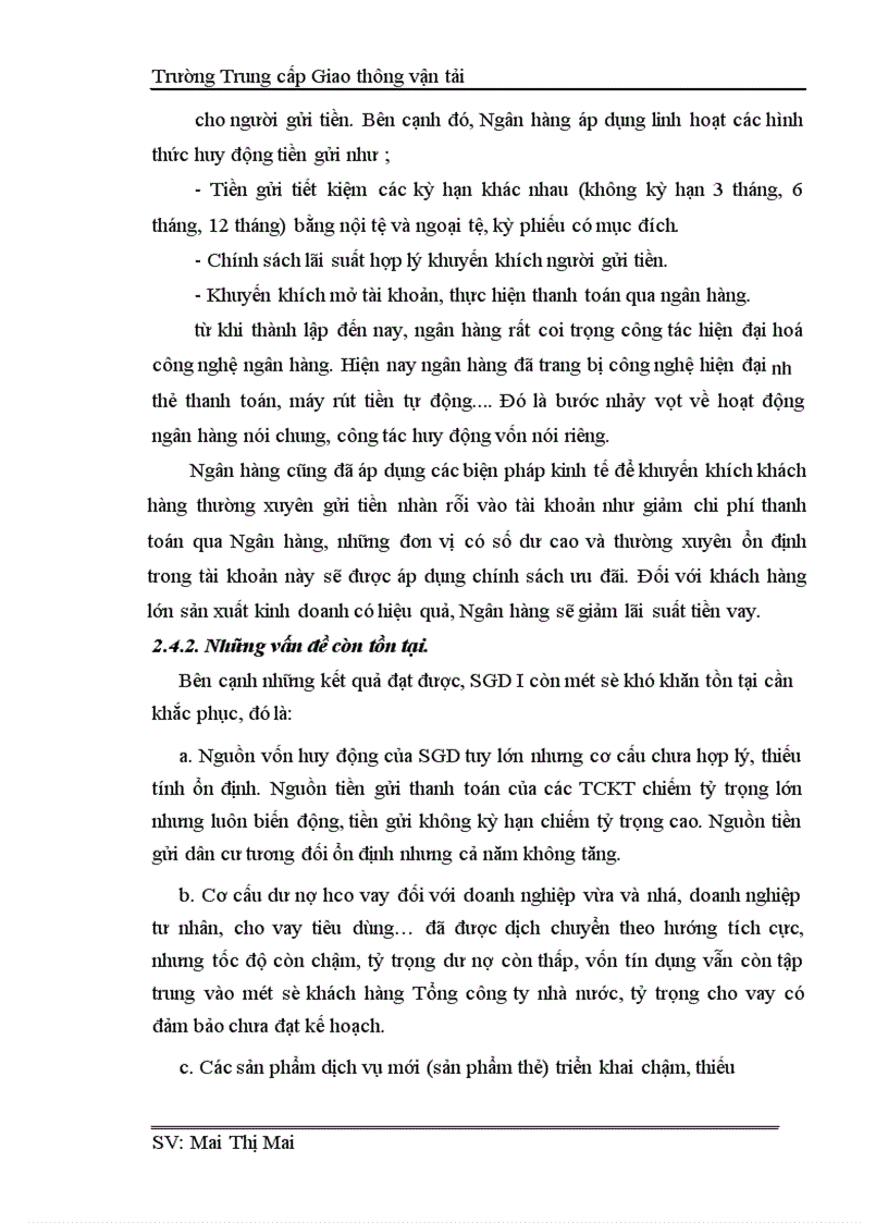 image for page Công tác huy động vốn tại Sở giao dịch I Ngân hàng thương mại Nam Việt thực trạng và giải pháp