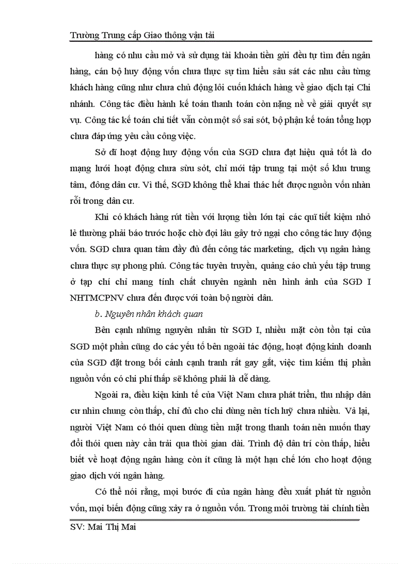 image for page Công tác huy động vốn tại Sở giao dịch I Ngân hàng thương mại Nam Việt thực trạng và giải pháp