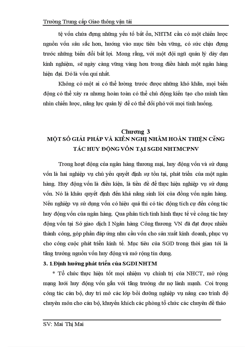 image for page Công tác huy động vốn tại Sở giao dịch I Ngân hàng thương mại Nam Việt thực trạng và giải pháp