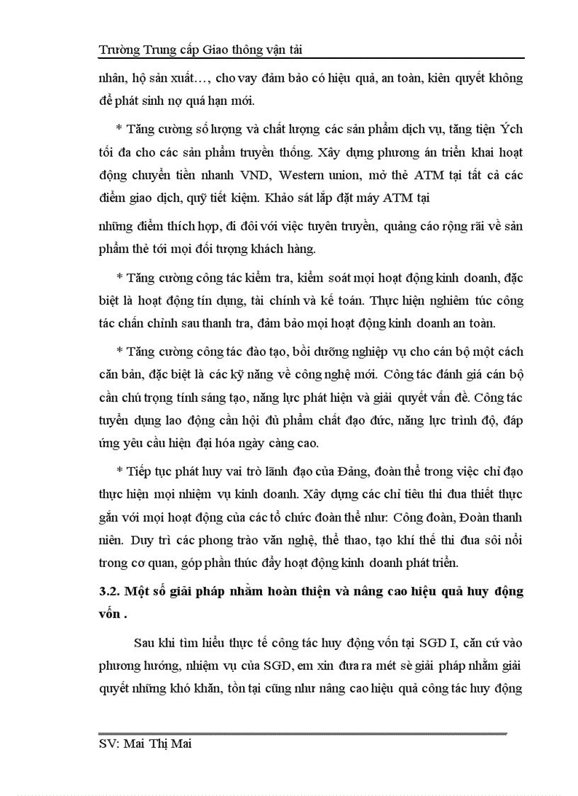 image for page Công tác huy động vốn tại Sở giao dịch I Ngân hàng thương mại Nam Việt thực trạng và giải pháp