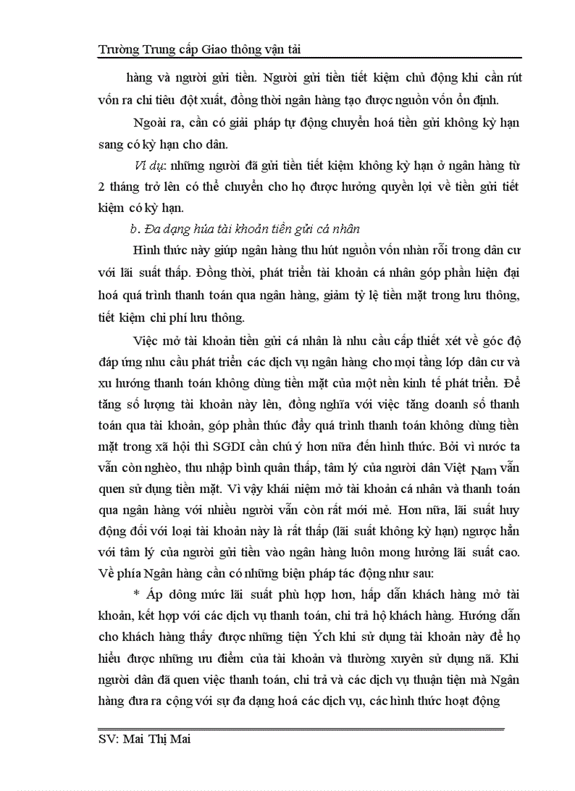 image for page Công tác huy động vốn tại Sở giao dịch I Ngân hàng thương mại Nam Việt thực trạng và giải pháp