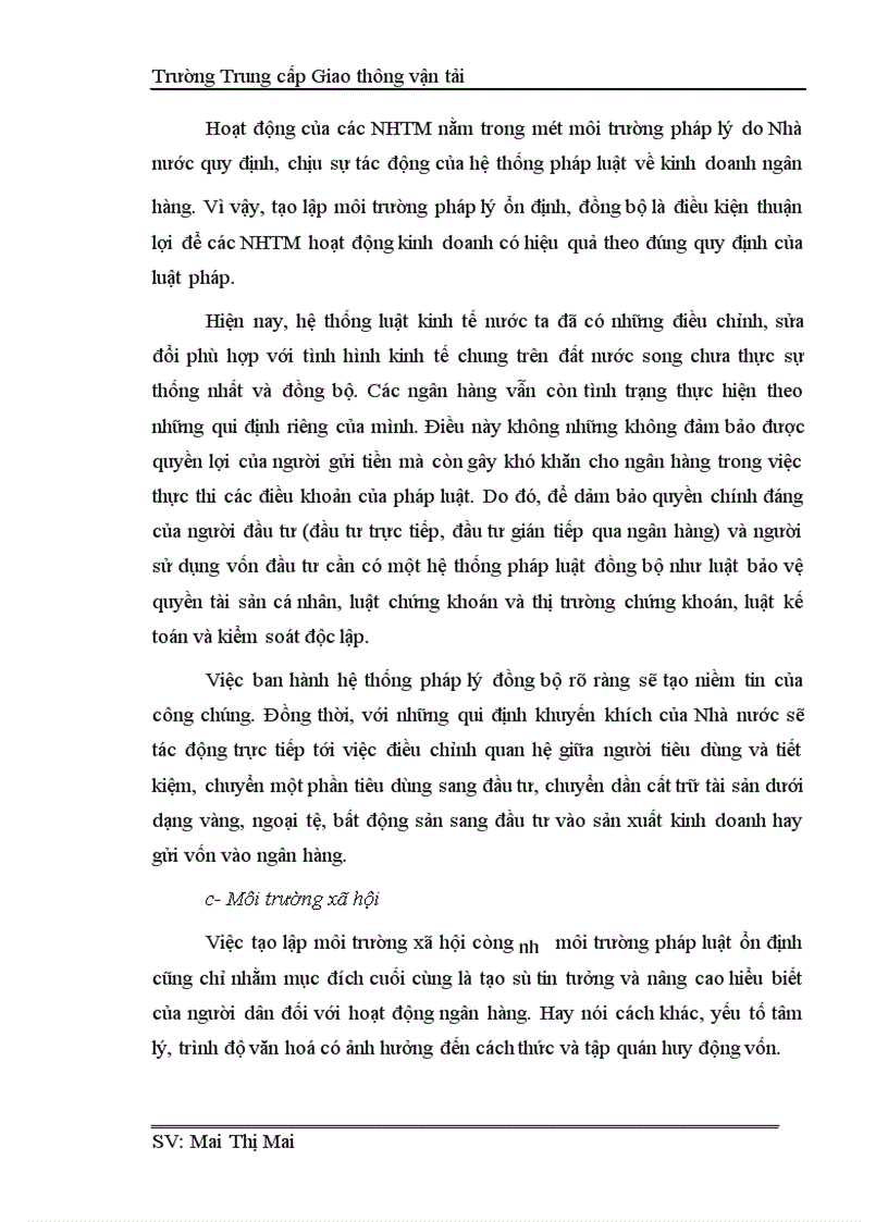image for page Công tác huy động vốn tại Sở giao dịch I Ngân hàng thương mại Nam Việt thực trạng và giải pháp