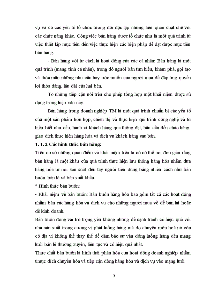 image for page Một số giải pháp nhằm hoàn thiện công tác quản trị bán hàng ở Công ty TNHH Đắc Bình